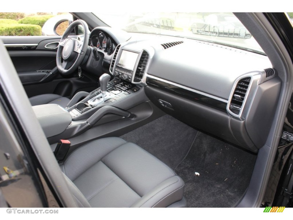 2012 Porsche Cayenne S Hybrid Black Dashboard Photo #56062775