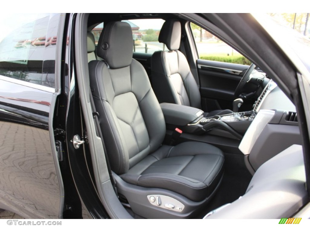 Black Interior 2012 Porsche Cayenne S Hybrid Photo #56062794