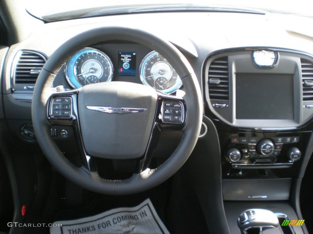 2012 Chrysler 300 S V6 Black Dashboard Photo #56062880