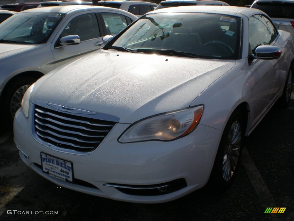 2012 200 Limited Hard Top Convertible - Bright White / Black/Light Frost photo #1
