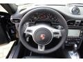 Black 2012 Porsche 911 Carrera GTS Cabriolet Steering Wheel
