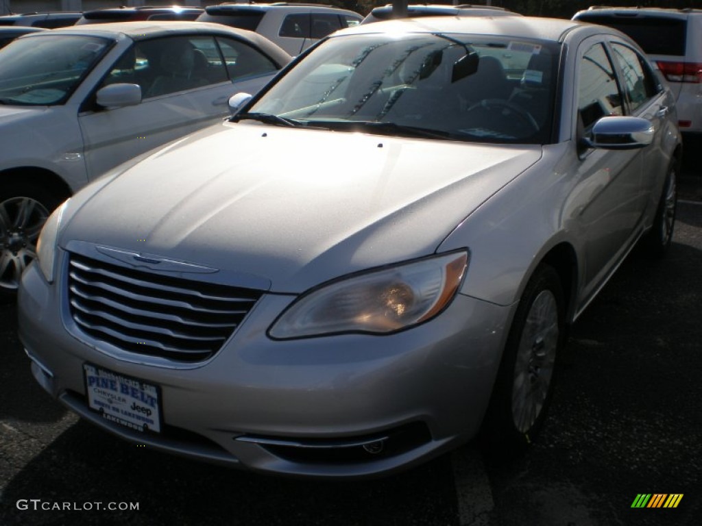 2012 200 Limited Sedan - Bright Silver Metallic / Black photo #1