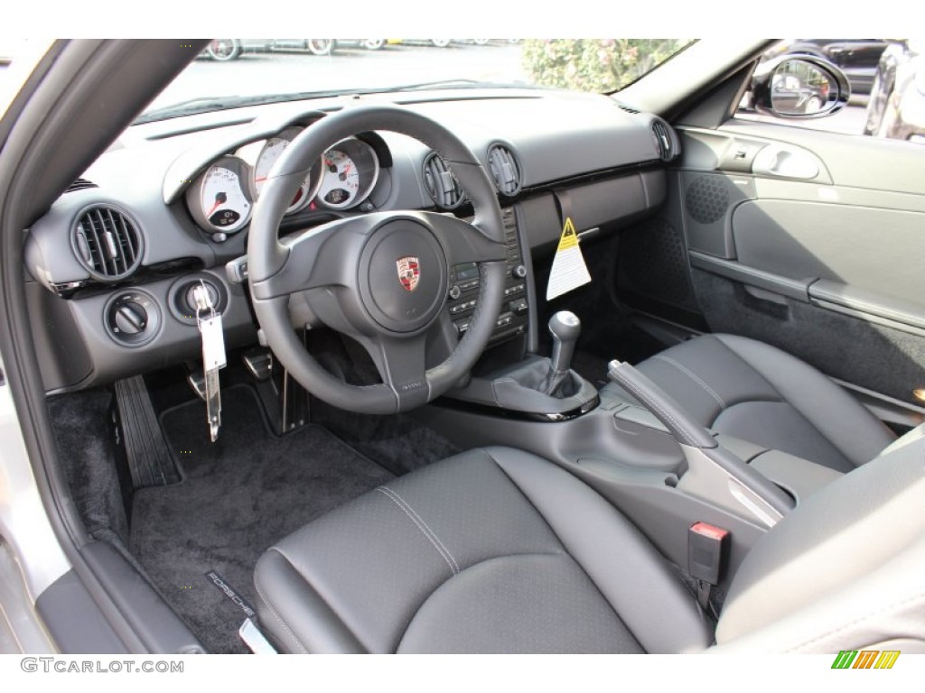 Black Interior 2011 Porsche Cayman S Photo #56063222