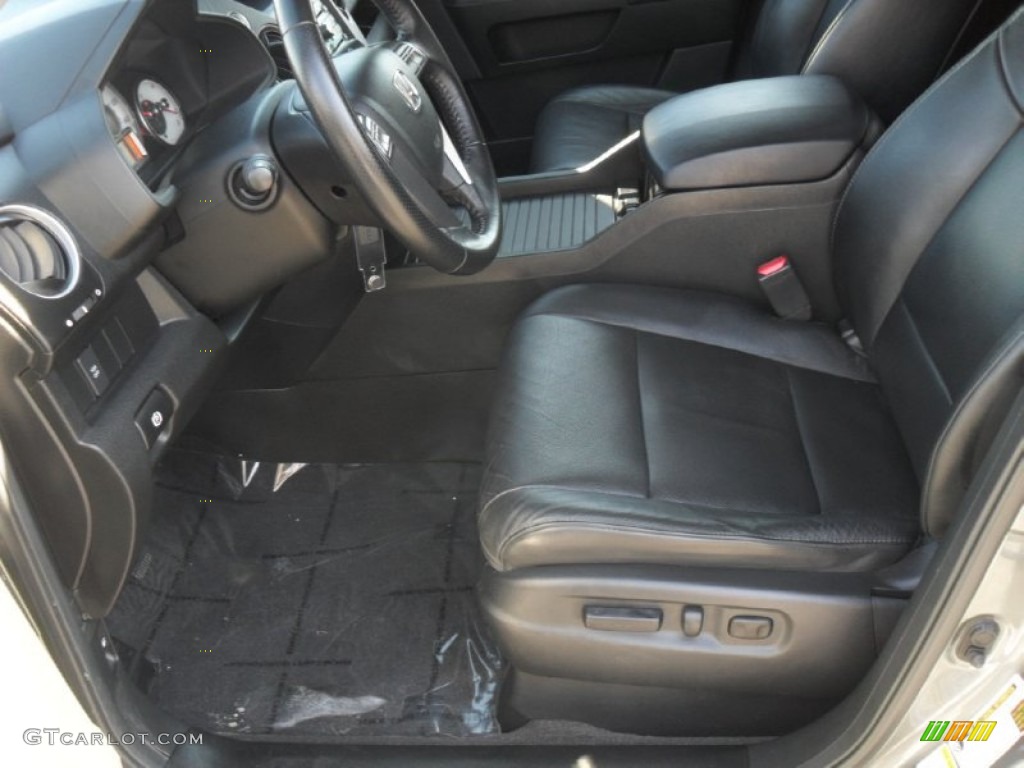 Black Interior 2009 Honda Pilot EX-L Photo #56064116