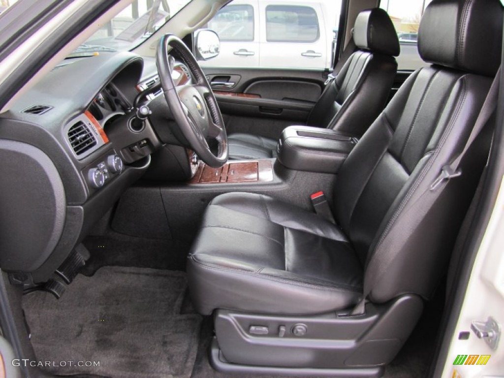 Ebony Interior 2008 Chevrolet Suburban 1500 LTZ 4x4 Photo #56064866