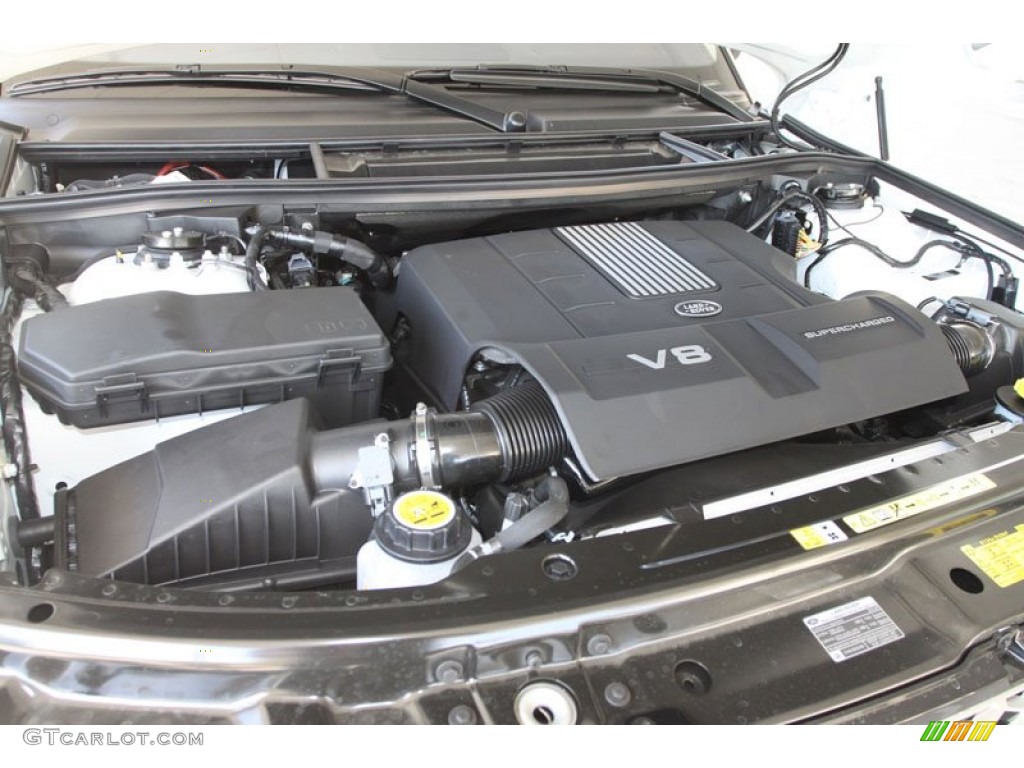 2012 Land Rover Range Rover Supercharged 5.0 Liter Supercharged GDI DOHC 32-Valve DIVCT V8 Engine Photo #56064911