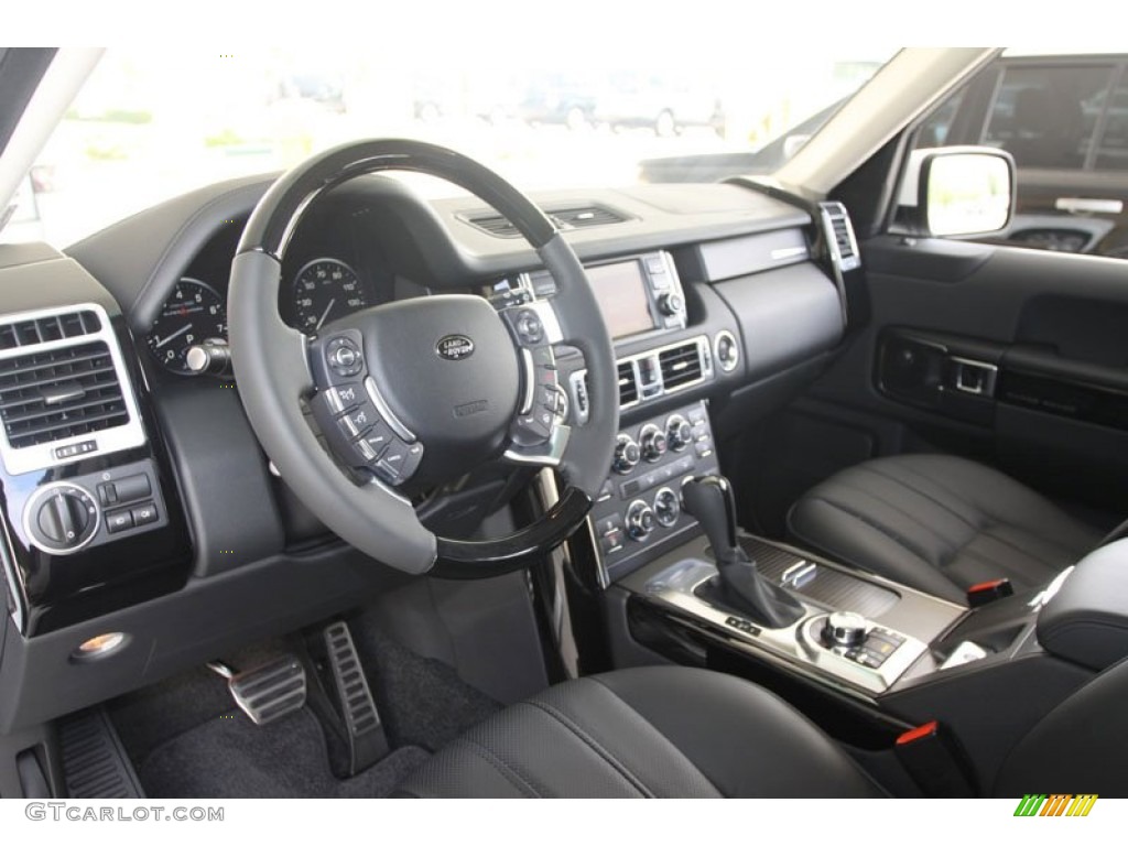 Jet Interior 2012 Land Rover Range Rover Supercharged Photo #56064929