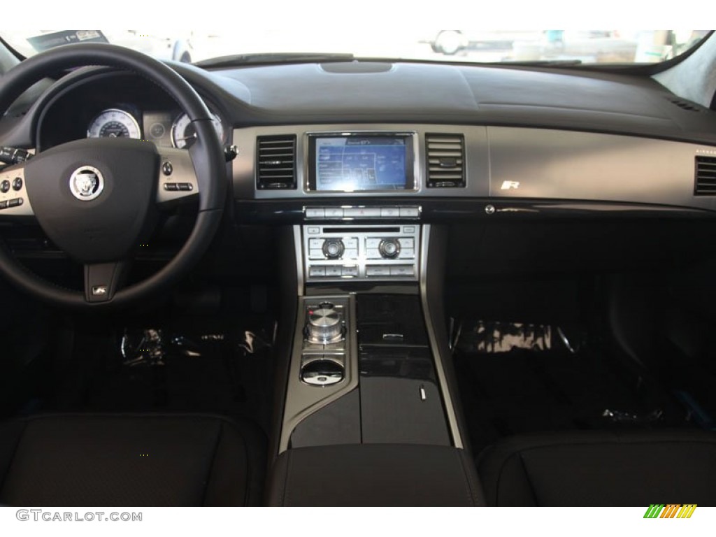 2011 Jaguar XF XFR Sport Sedan Warm Charcoal Dashboard Photo #56065256
