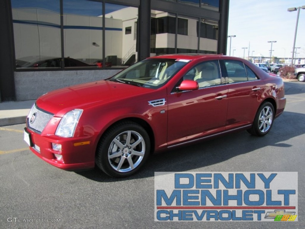 2010 STS 4 V8 AWD - Crystal Red Tintcoat / Cashmere photo #1