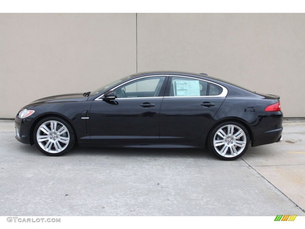Midnight Black 2011 Jaguar XF XFR Sport Sedan Exterior Photo #56065427