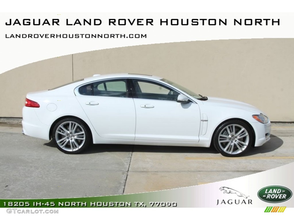 Polaris White Jaguar XF