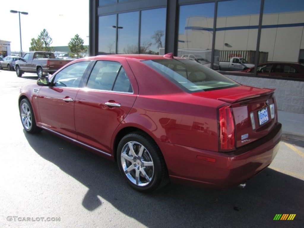 2010 STS 4 V8 AWD - Crystal Red Tintcoat / Cashmere photo #31