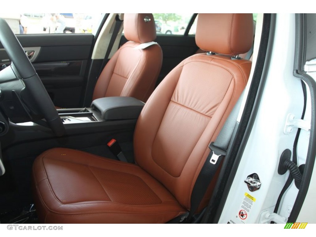 Spice Red/Warm Charcoal Interior 2011 Jaguar XF XF Supercharged Sedan Photo #56065619