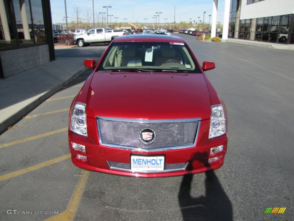 2010 STS 4 V8 AWD - Crystal Red Tintcoat / Cashmere photo #33