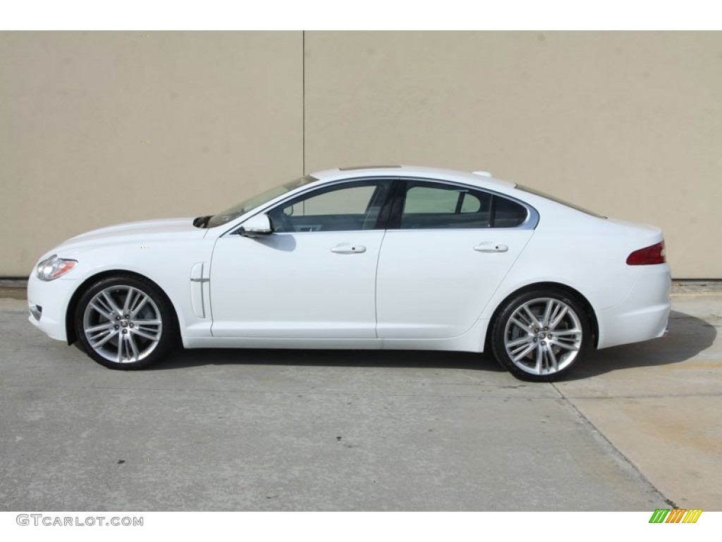 Polaris White 2011 Jaguar XF XF Supercharged Sedan Exterior Photo #56065652