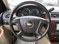 2008 Chevrolet Suburban Light Cashmere/Ebony Interior Steering Wheel Photo