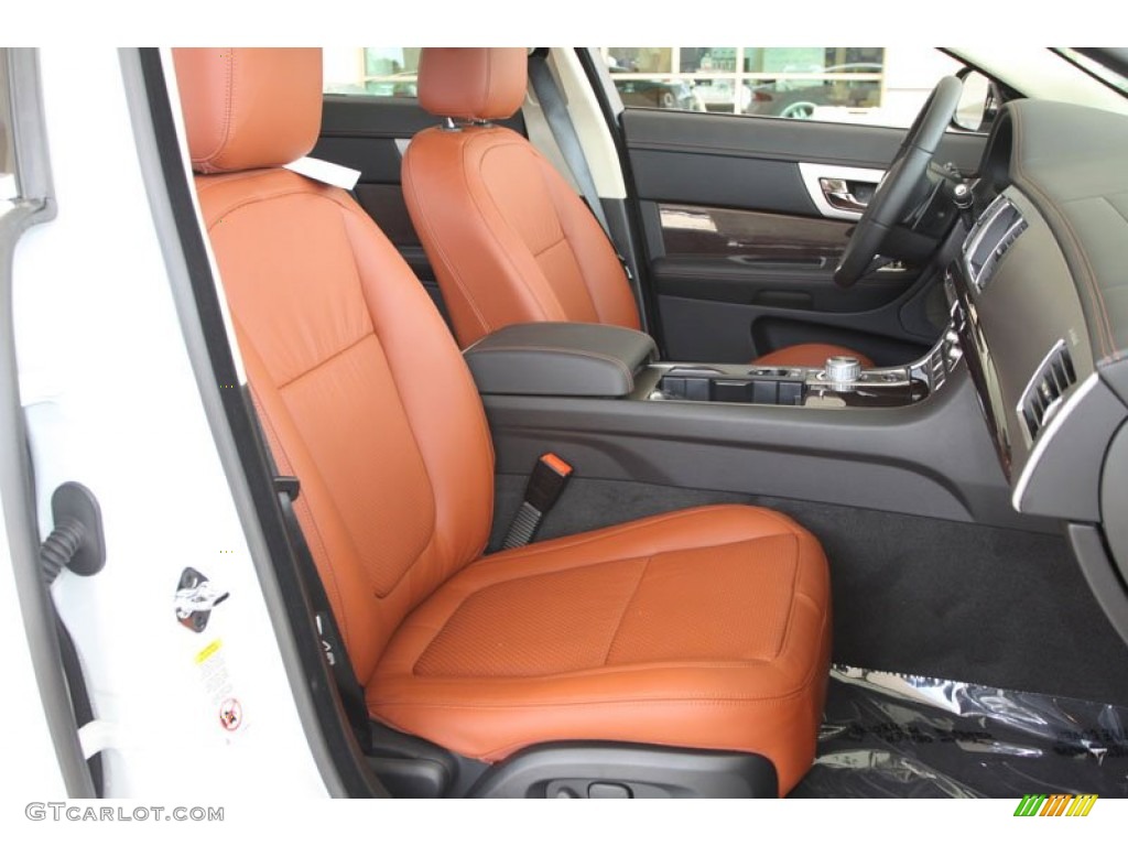 Spice Red/Warm Charcoal Interior 2011 Jaguar XF XF Supercharged Sedan Photo #56065742