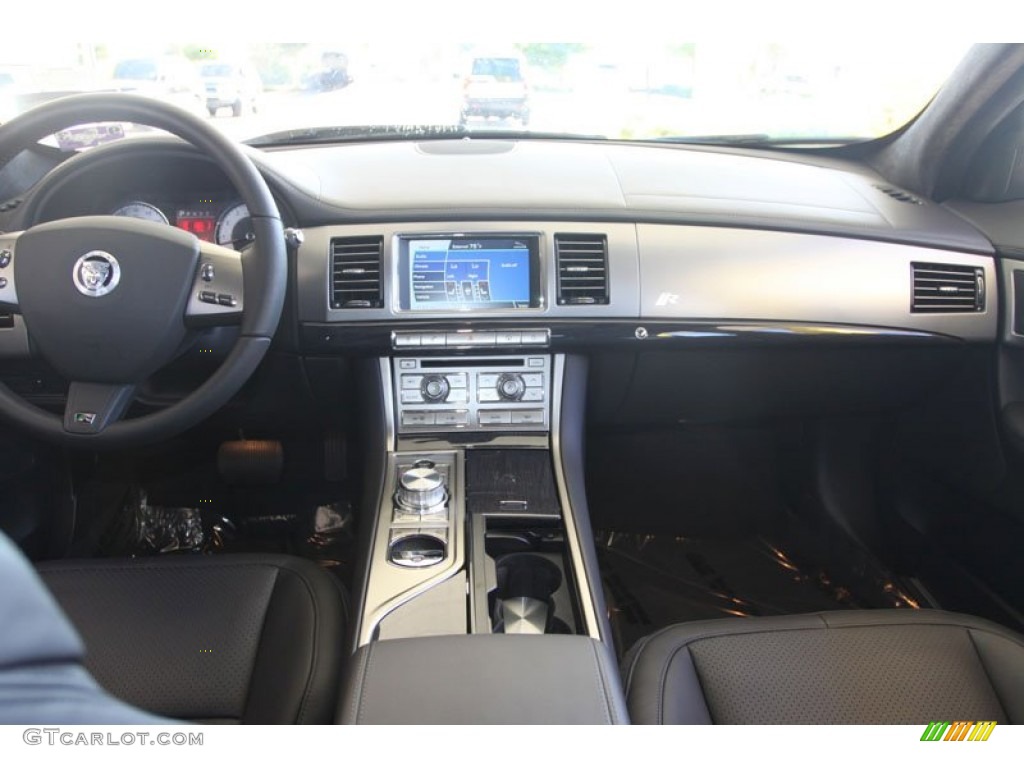 2011 Jaguar XF XFR Sport Sedan Warm Charcoal Dashboard Photo #56066147