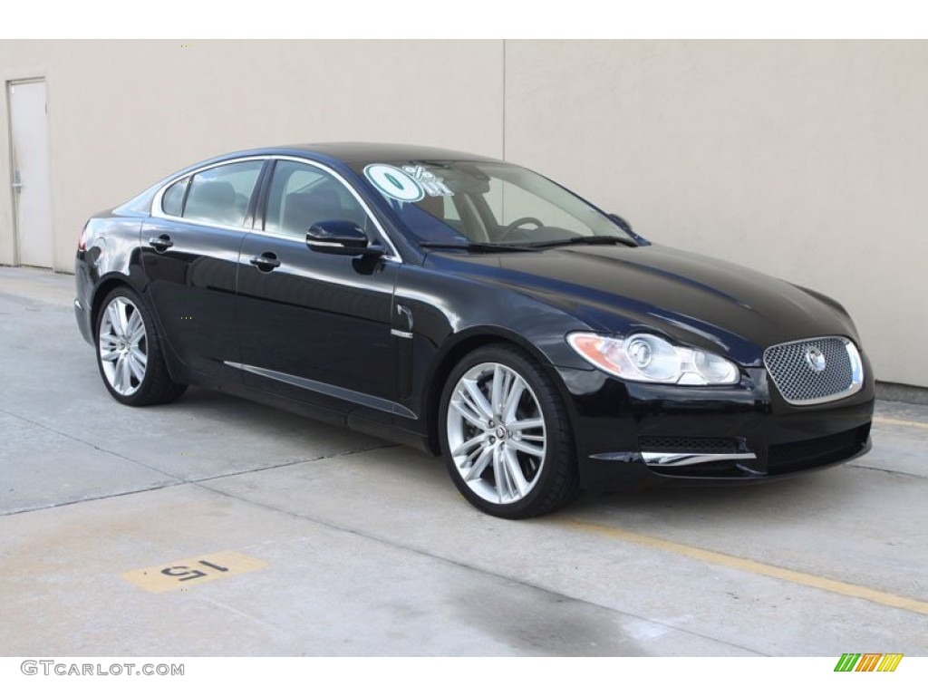 Ebony Black 2011 Jaguar XF XF Supercharged Sedan Exterior Photo #56066213