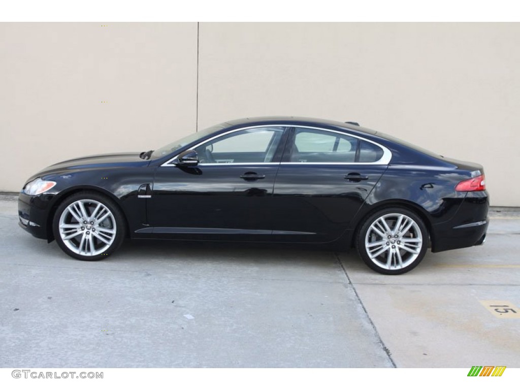 Ebony Black 2011 Jaguar XF XF Supercharged Sedan Exterior Photo #56066252