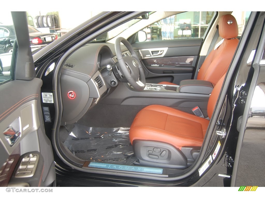 Spice Red/Warm Charcoal Interior 2011 Jaguar XF XF Supercharged Sedan Photo #56066378