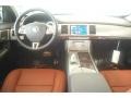 2011 Jaguar XF Spice Red/Warm Charcoal Interior Dashboard Photo