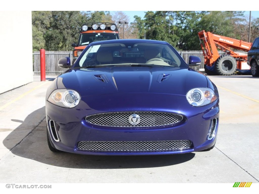 Spectrum Blue Metallic 2011 Jaguar XK XKR Coupe Exterior Photo #56066768
