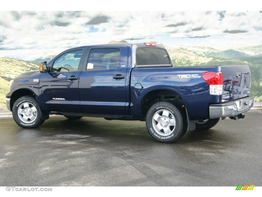 2012 Tundra SR5 TRD CrewMax 4x4 - Nautical Blue Metallic / Black photo #3