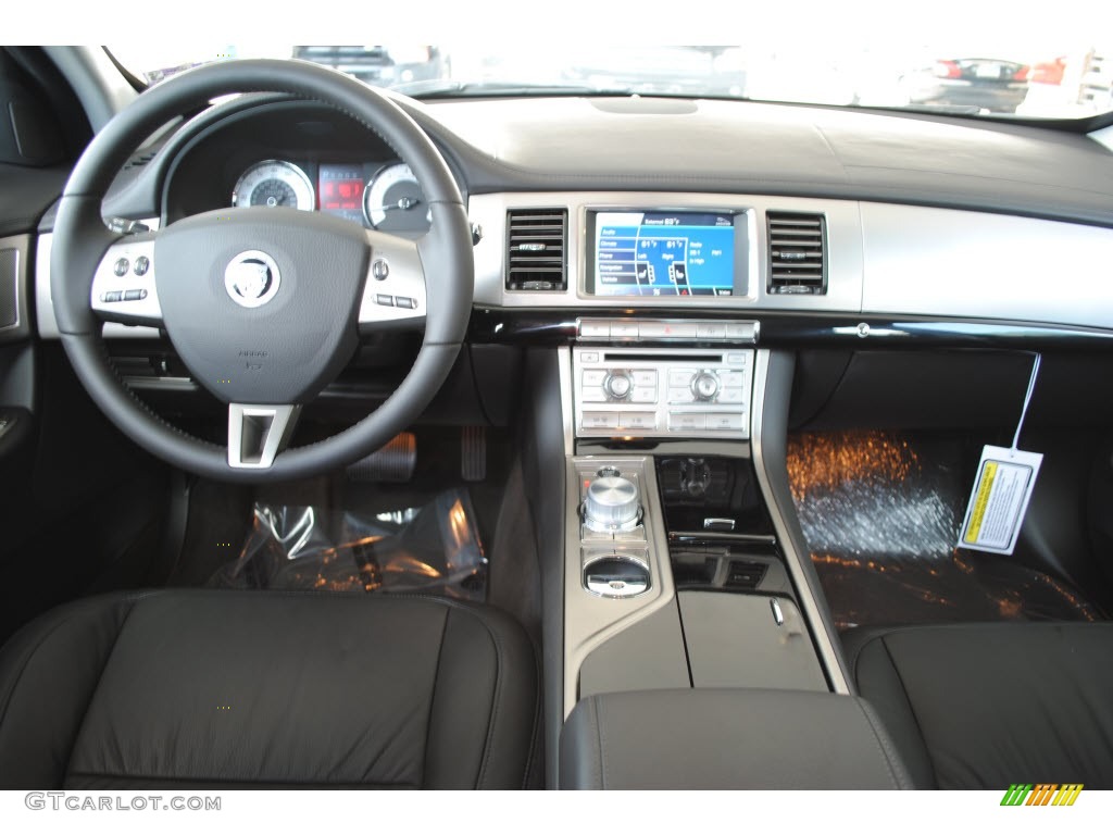 2011 Jaguar XF Sport Sedan Warm Charcoal Dashboard Photo #56068118
