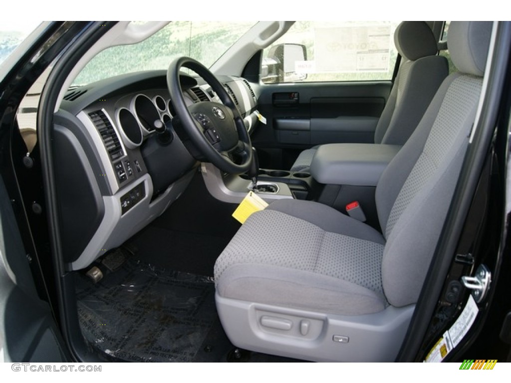 Graphite Interior 2012 Toyota Tundra SR5 Double Cab 4x4 Photo #56068200