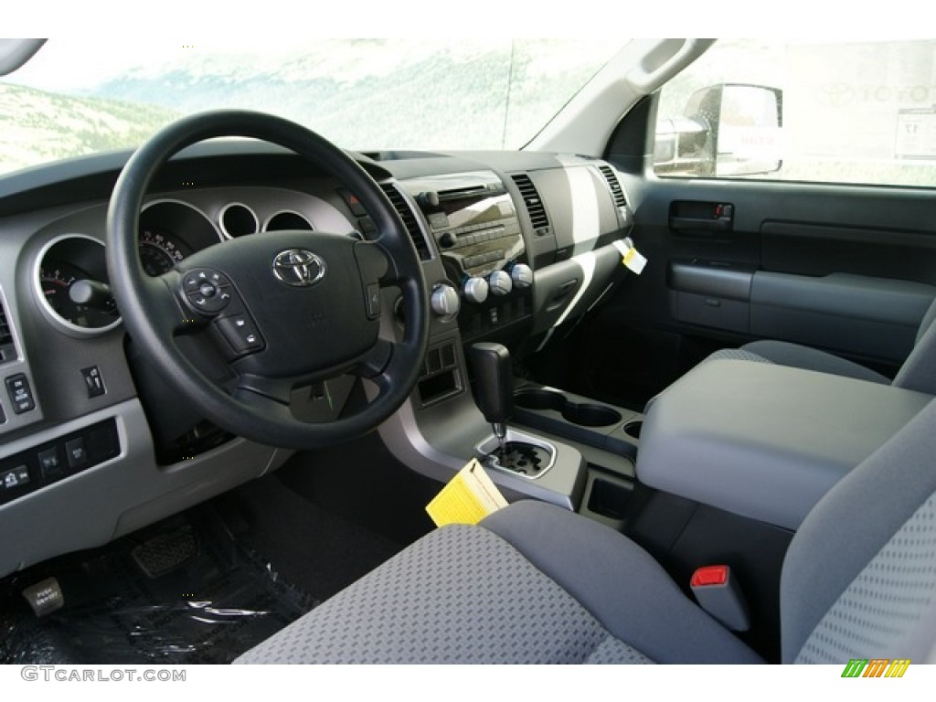 Graphite Interior 2012 Toyota Tundra SR5 Double Cab 4x4 Photo #56068208