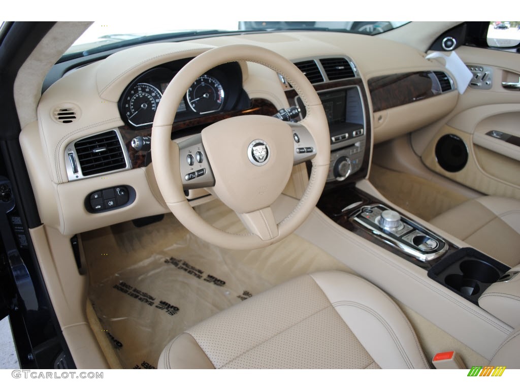 Caramel/Caramel Interior 2011 Jaguar XK XK Convertible Photo #56068502