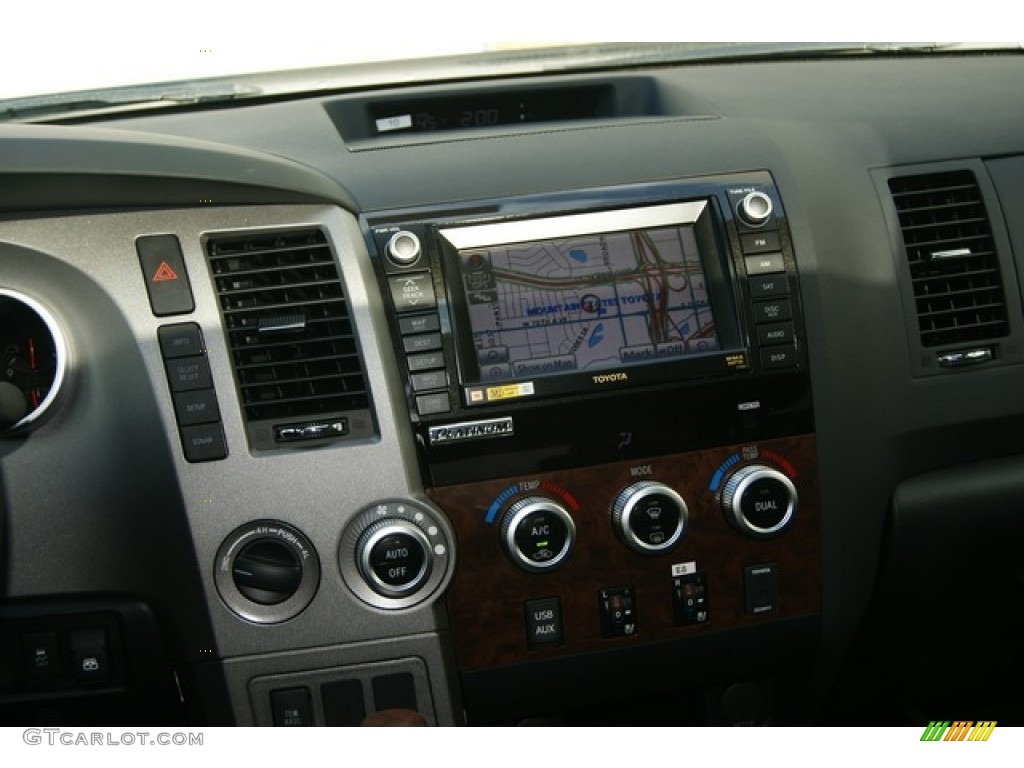 2012 Tundra Platinum CrewMax 4x4 - Black / Black photo #14