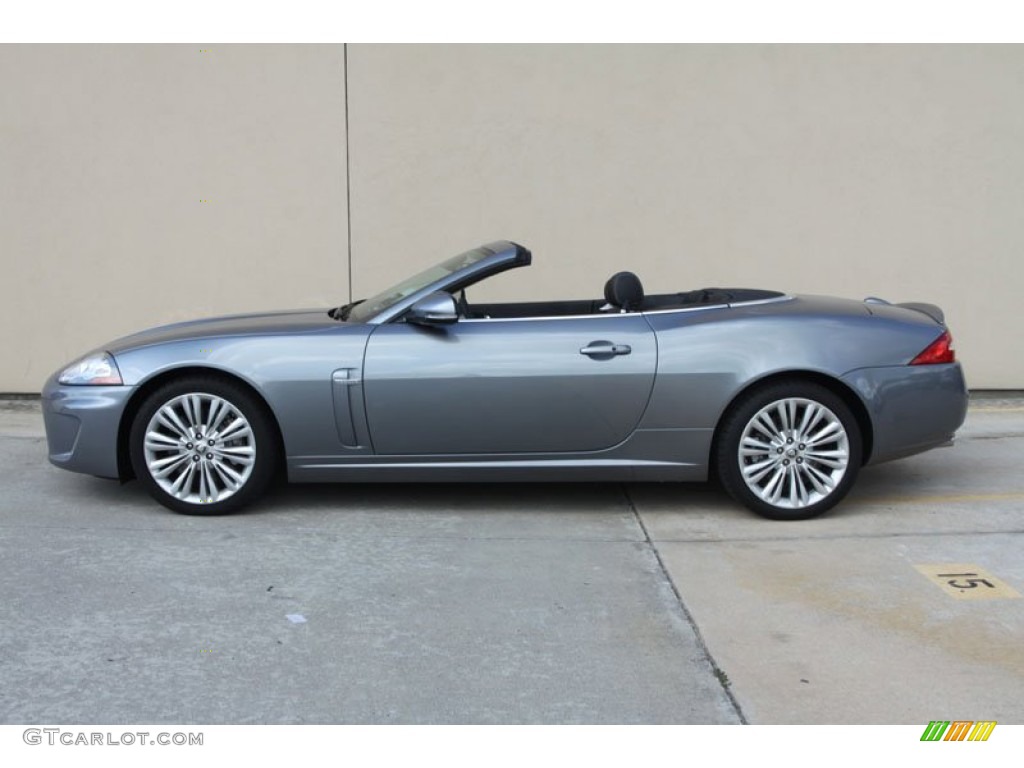 Lunar Grey Metallic 2011 Jaguar XK XK Convertible Exterior Photo #56068664