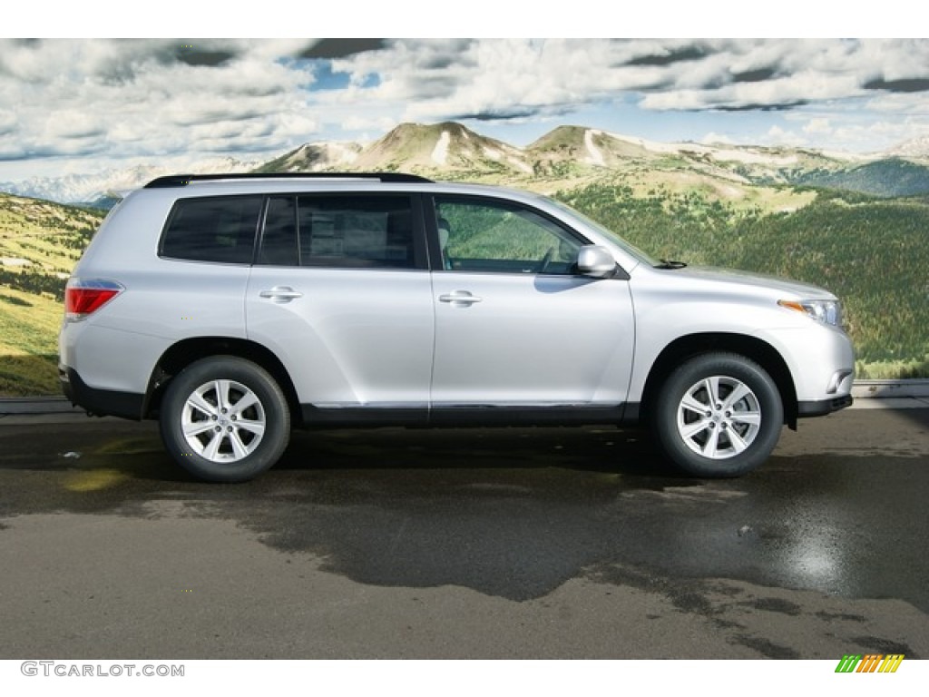 Classic Silver Metallic 2012 Toyota Highlander SE 4WD Exterior Photo #56068706