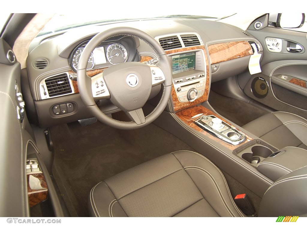 Warm Charcoal/Warm Charcoal Interior 2011 Jaguar XK XK Convertible Photo #56068769