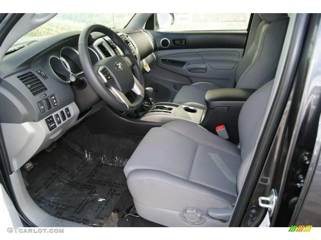 Graphite Interior 2012 Toyota Tacoma V6 TRD Sport Double Cab 4x4 Photo #56069006