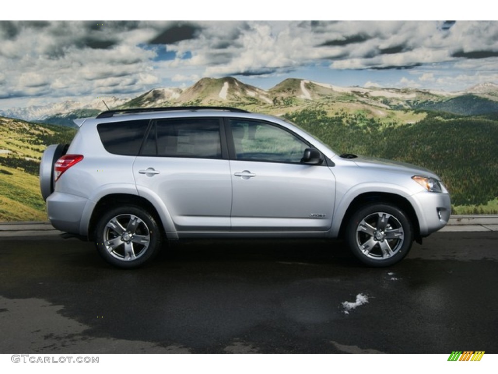 2011 RAV4 Sport 4WD - Classic Silver Metallic / Dark Charcoal photo #2