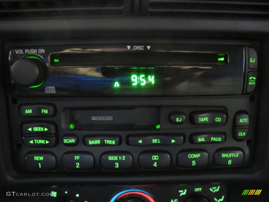 2000 Ford Explorer Sport Audio System Photos