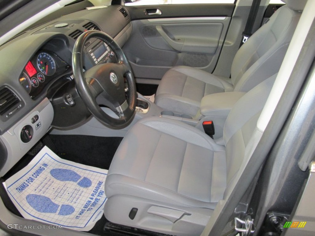 Art Grey Interior 2009 Volkswagen Jetta TDI SportWagen Photo #56070845