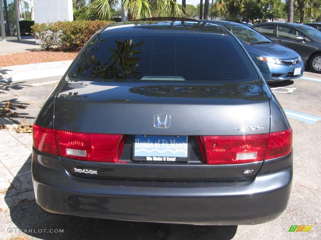 2005 Accord EX Sedan - Graphite Pearl / Gray photo #8