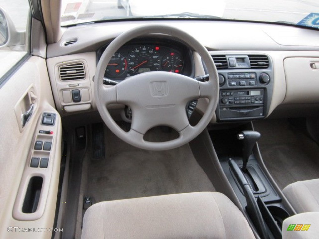 2000 Honda Accord LX Sedan Ivory Dashboard Photo #56072445