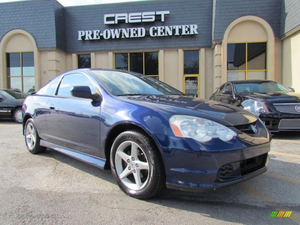 2002 RSX Sports Coupe - Eternal Blue Pearl / Ebony Black photo #6