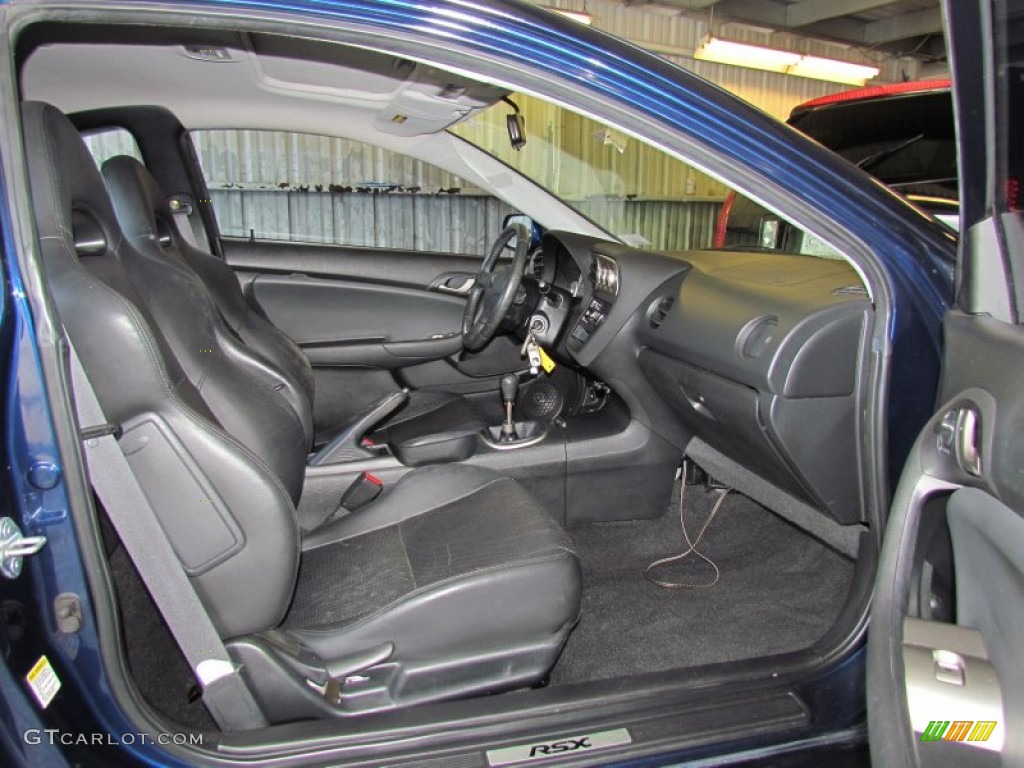 Ebony Black Interior 2002 Acura RSX Sports Coupe Photo #56073018