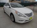 2011 Pearl White Hyundai Sonata SE  photo #1