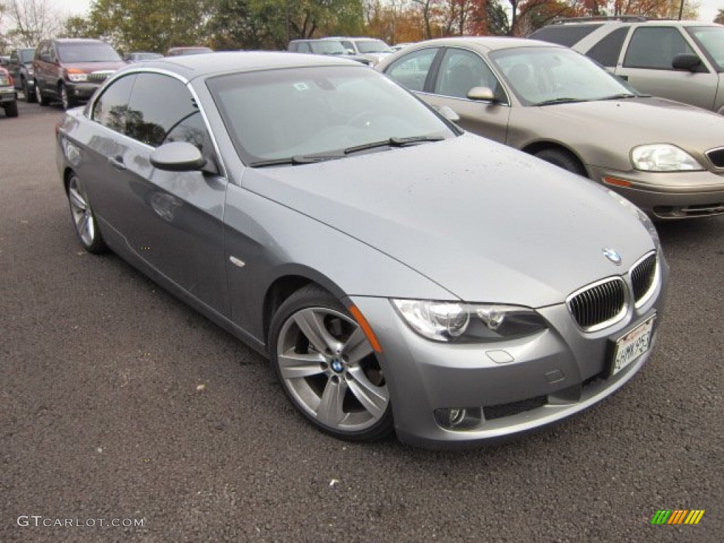 2008 3 Series 328i Convertible - Space Grey Metallic / Black photo #1