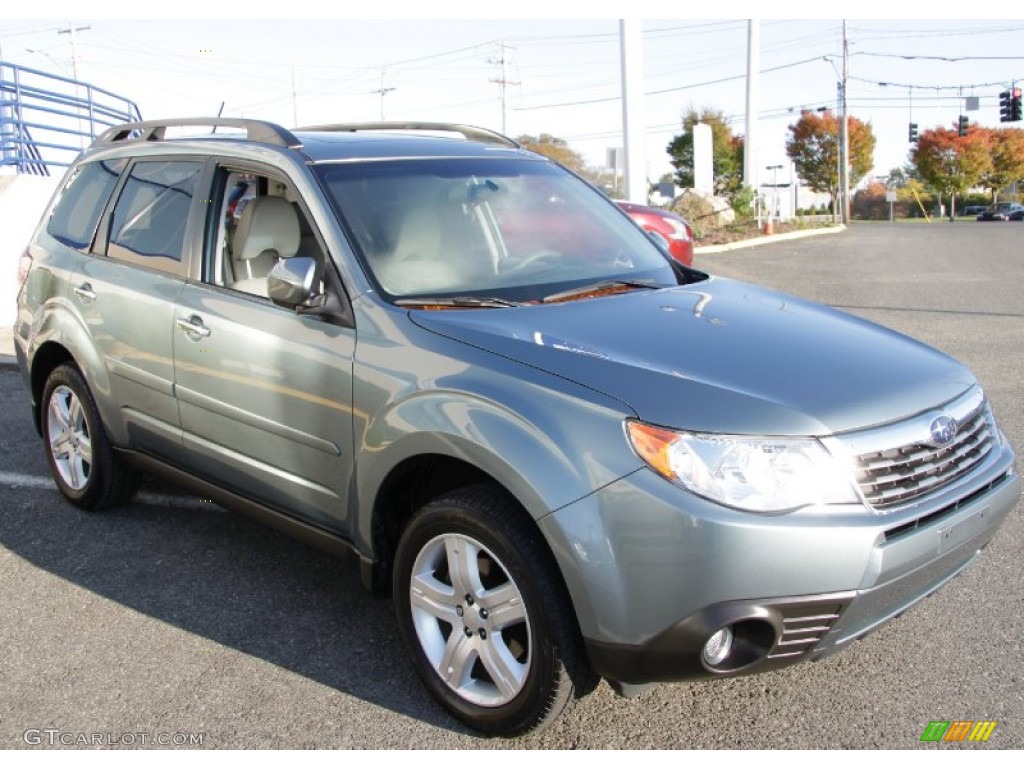 2009 Forester 2.5 X L.L.Bean Edition - Sage Green Metallic / Platinum photo #3