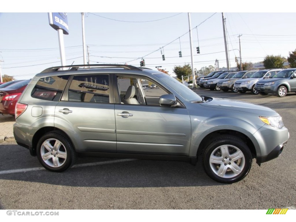2009 Forester 2.5 X L.L.Bean Edition - Sage Green Metallic / Platinum photo #4
