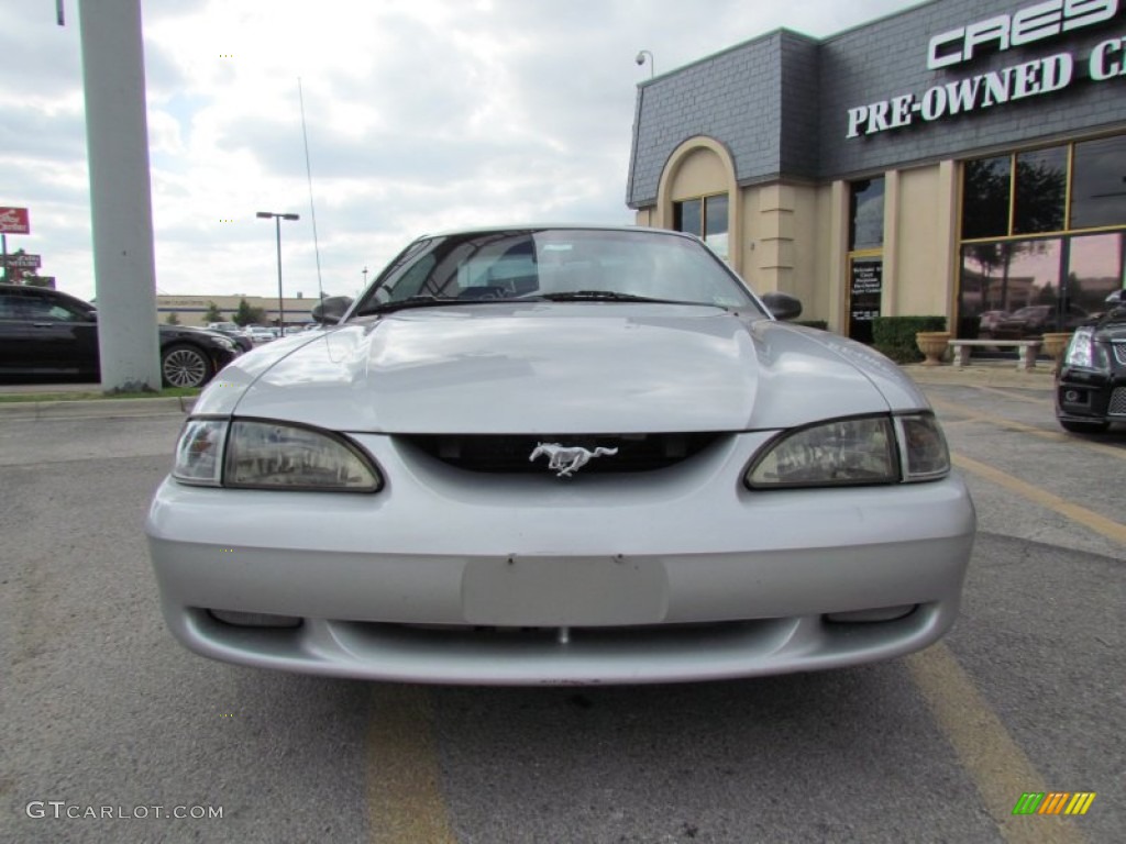 1998 Mustang GT Coupe - Silver Metallic / Black photo #6