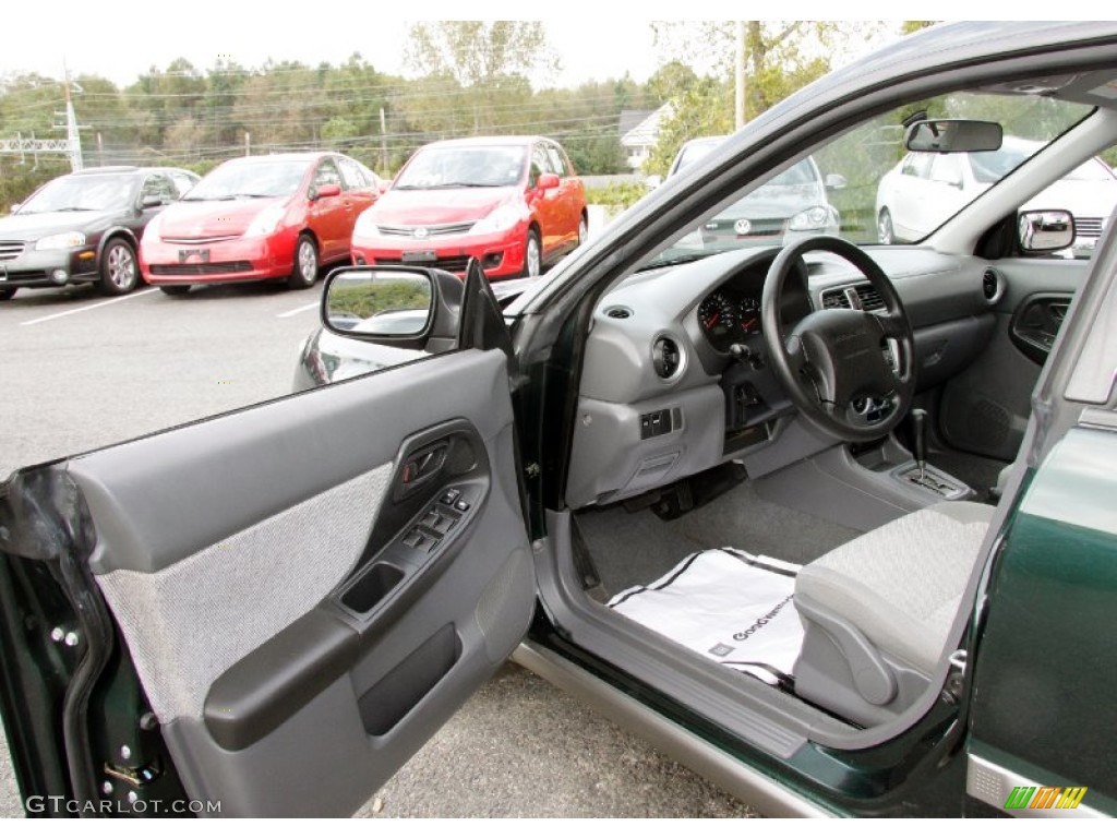 2004 Impreza Outback Sport Wagon - Woodland Green Pearl / Gray photo #12